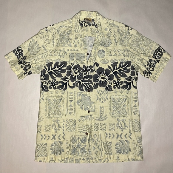 Vintage Hawaiian Graphic Button Up - Picture 1 of 3